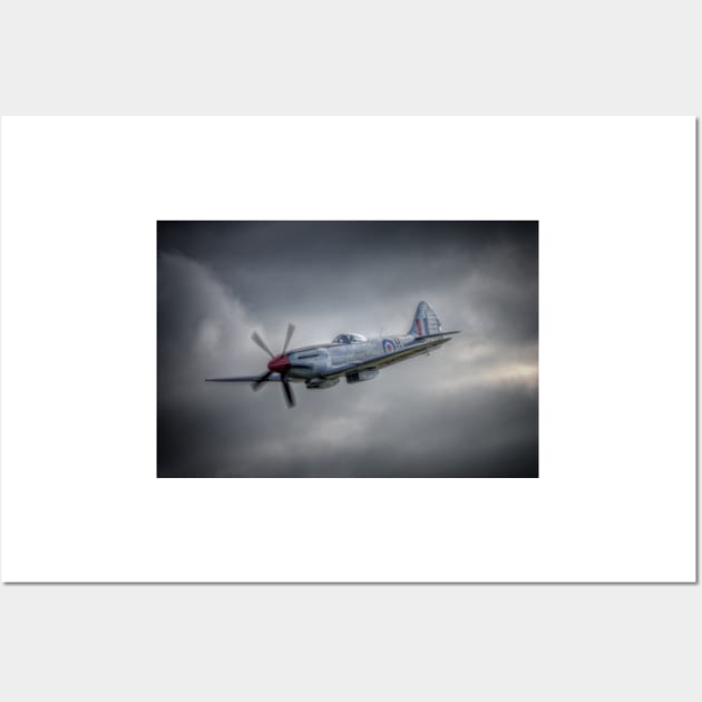 Supermarine Spitfire FR MkXVIIIe SM845 Wall Art by Nigdaw